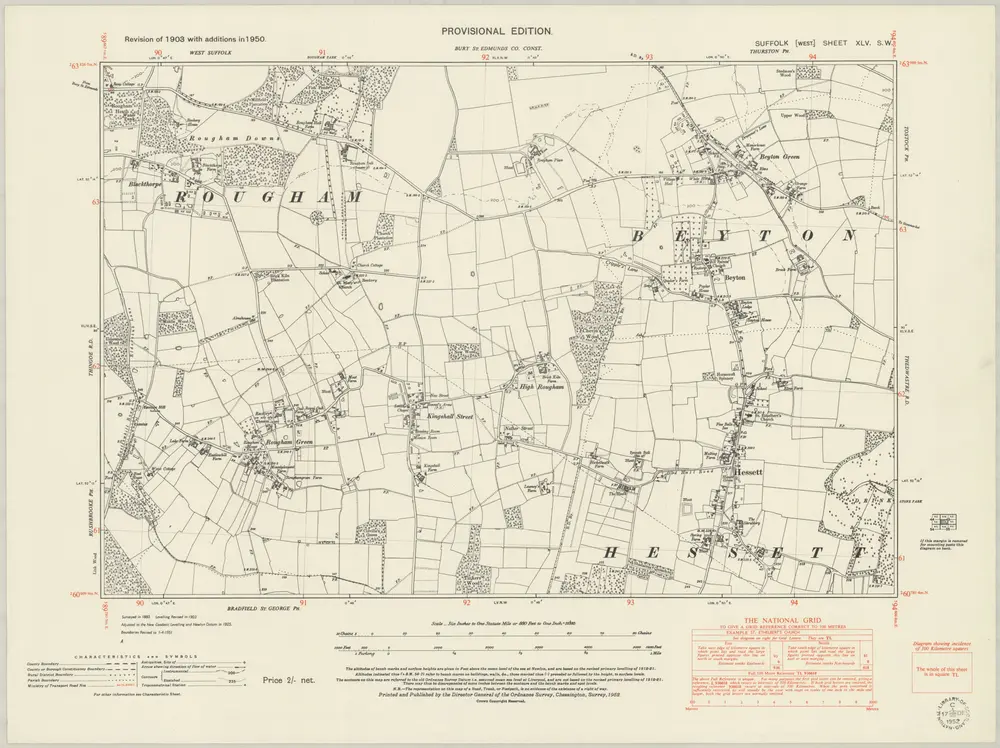 Aperçu de l'ancienne carte