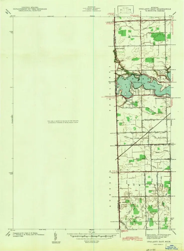 Aperçu de l'ancienne carte