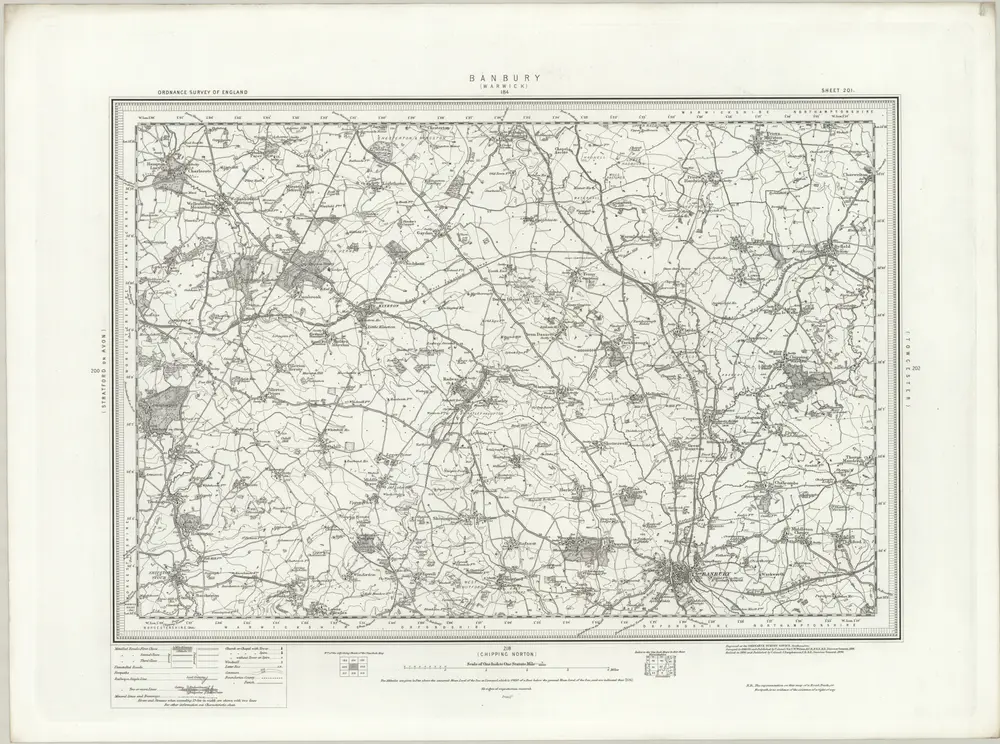 Voorbeeld van de oude kaart