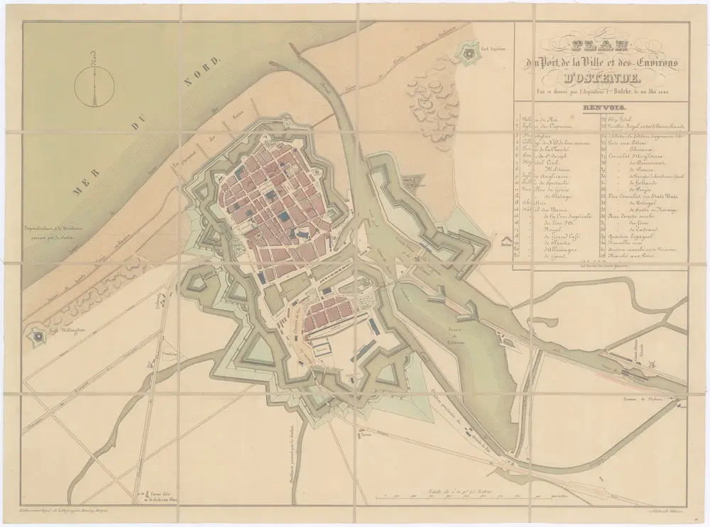 Voorbeeld van de oude kaart