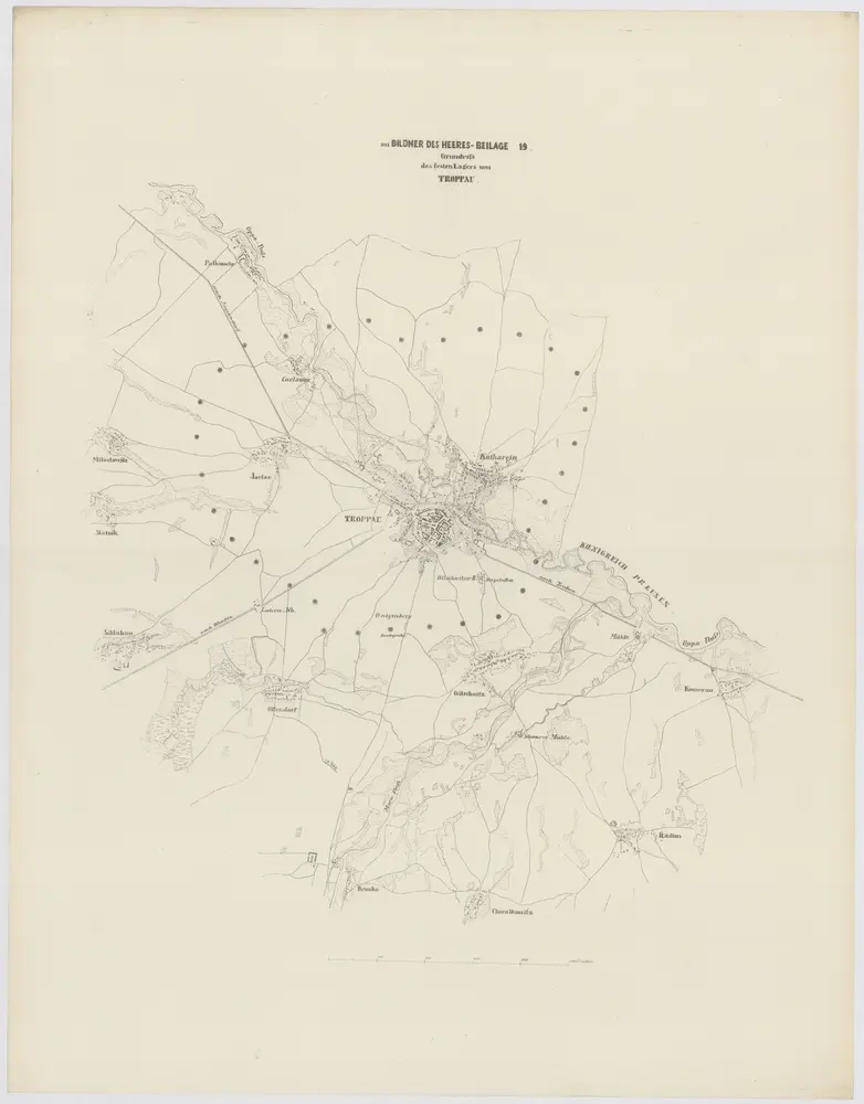 Voorbeeld van de oude kaart