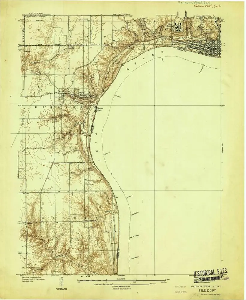 Aperçu de l'ancienne carte