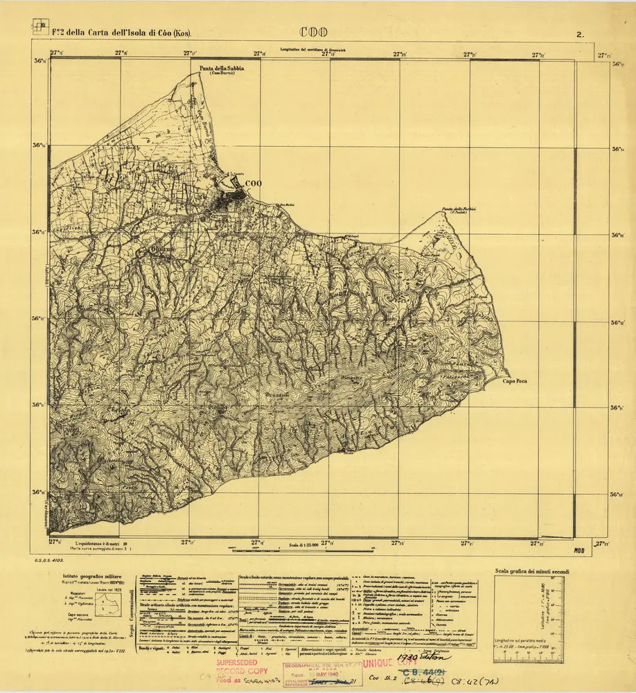 Anteprima della vecchia mappa