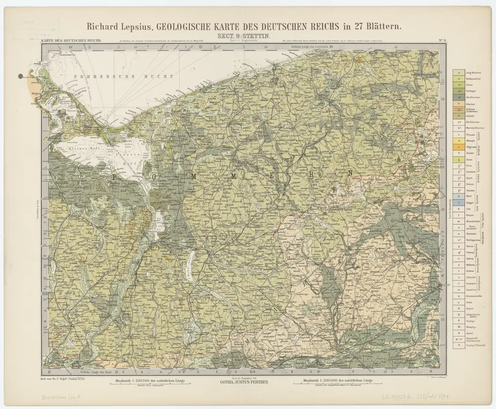 Voorbeeld van de oude kaart