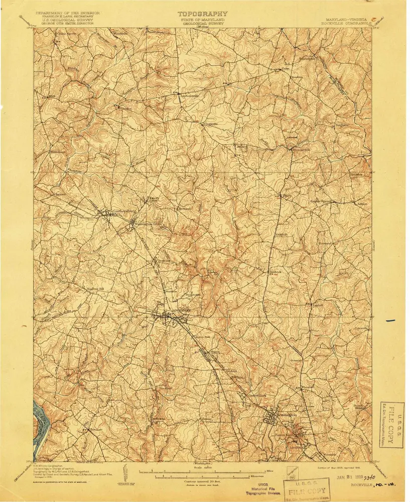 Aperçu de l'ancienne carte