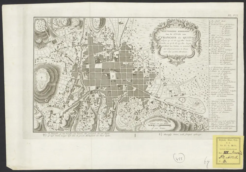 Voorbeeld van de oude kaart