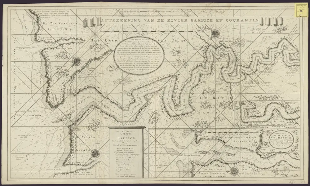 Voorbeeld van de oude kaart