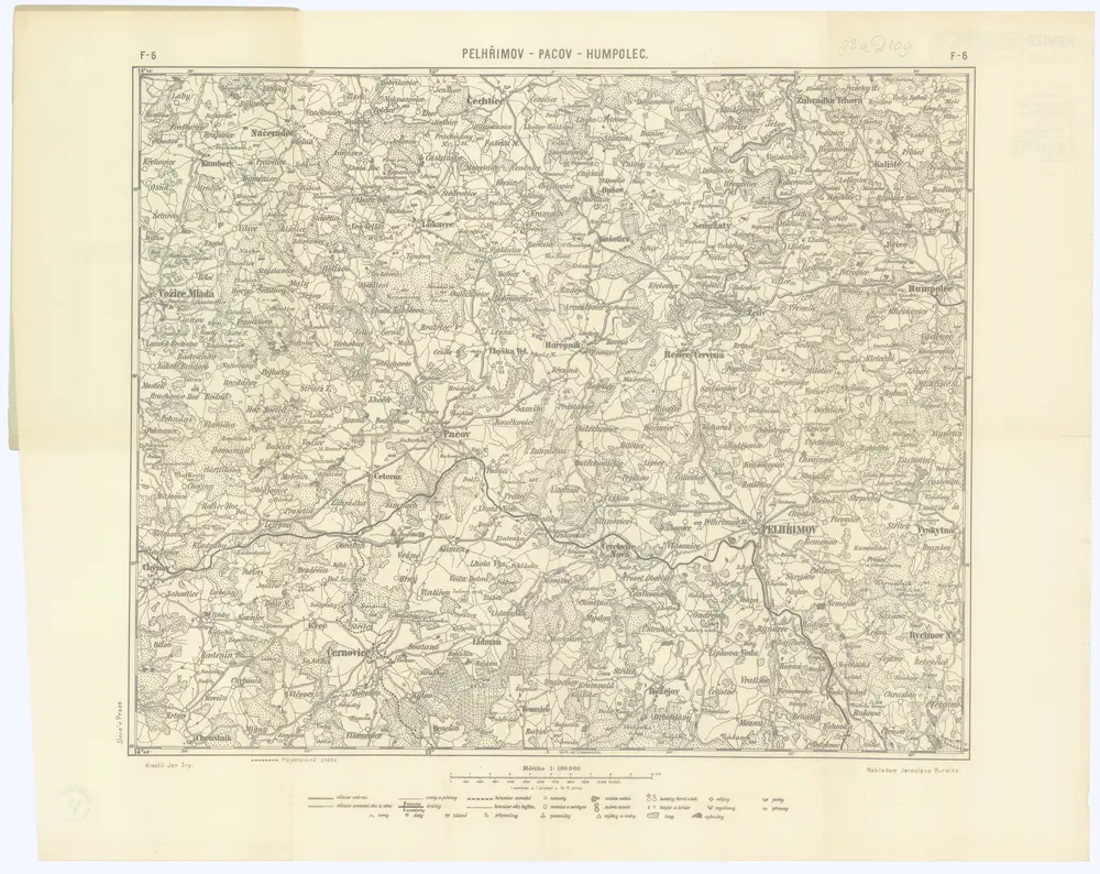 Voorbeeld van de oude kaart