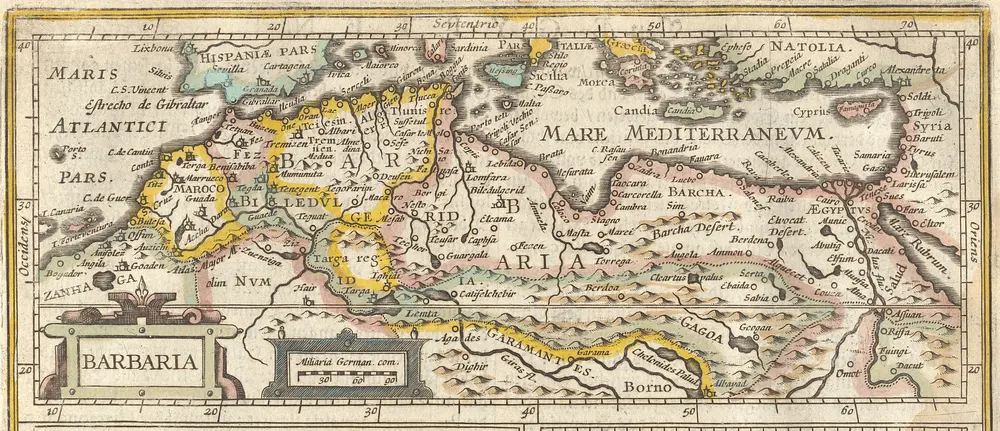 Aperçu de l'ancienne carte