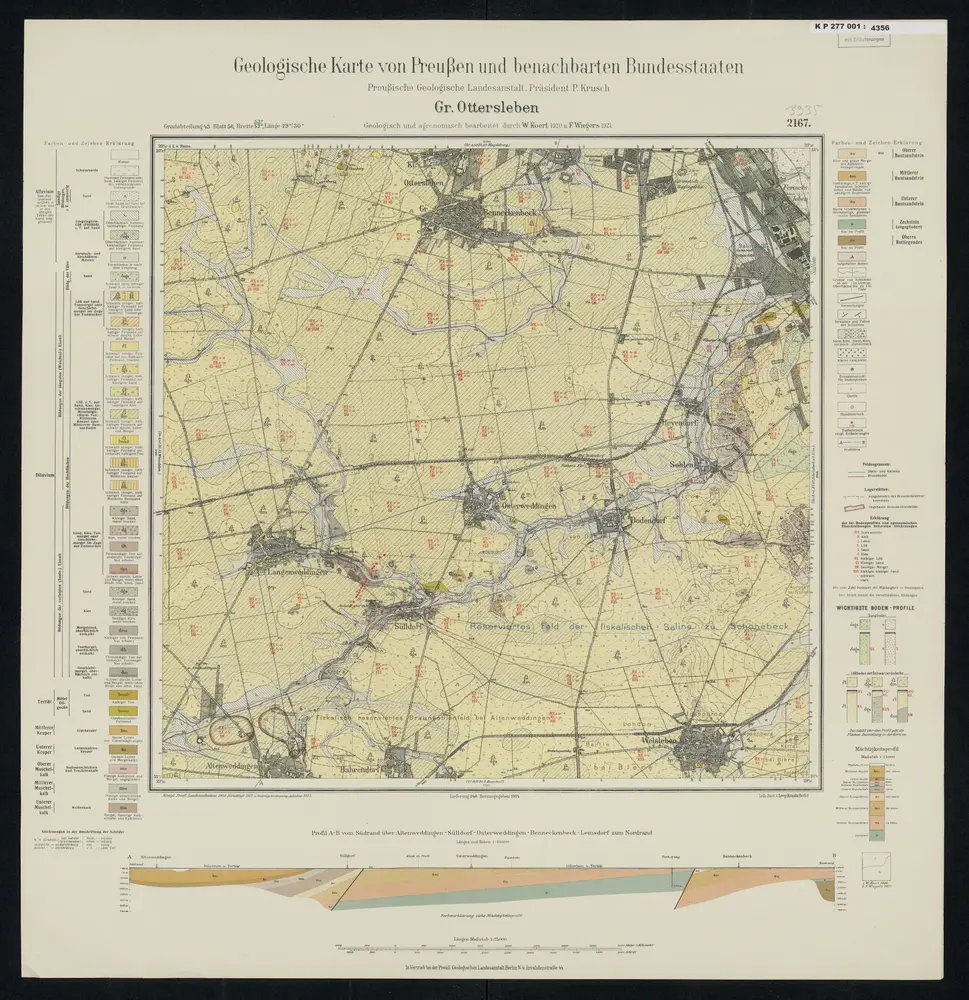 Voorbeeld van de oude kaart