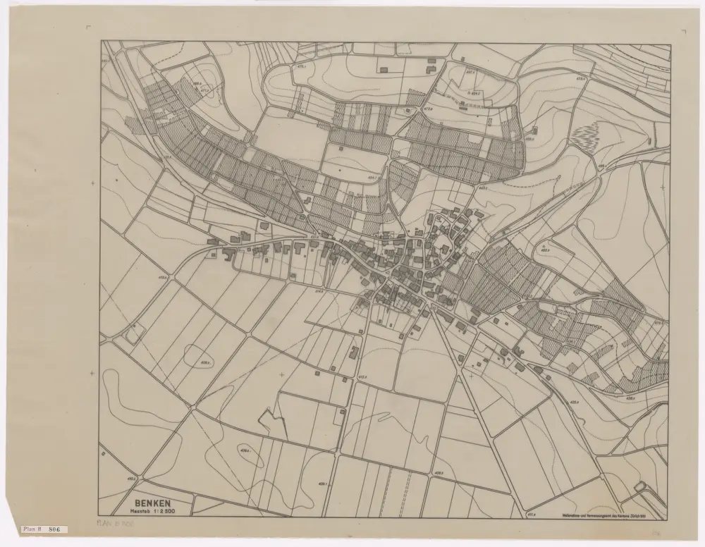 Voorbeeld van de oude kaart