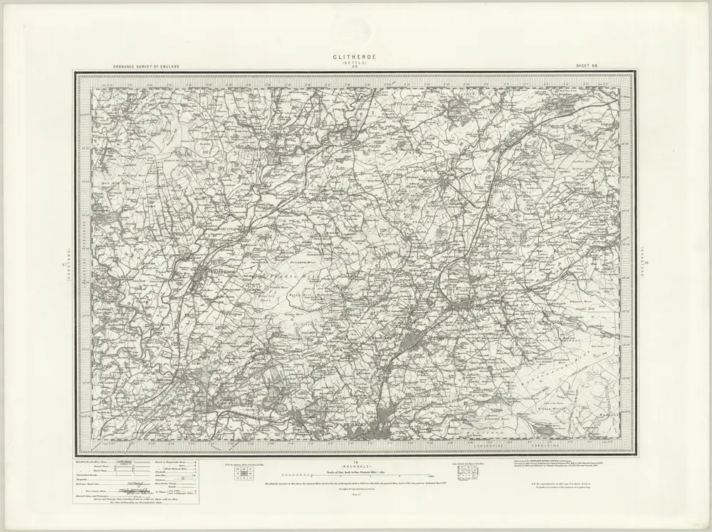 Voorbeeld van de oude kaart