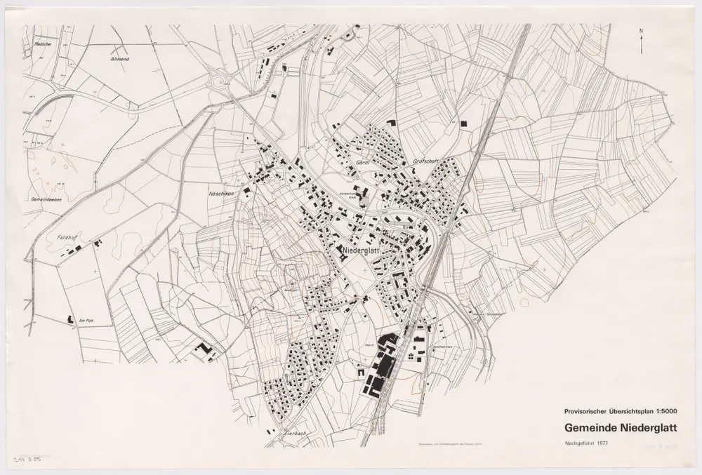 Voorbeeld van de oude kaart