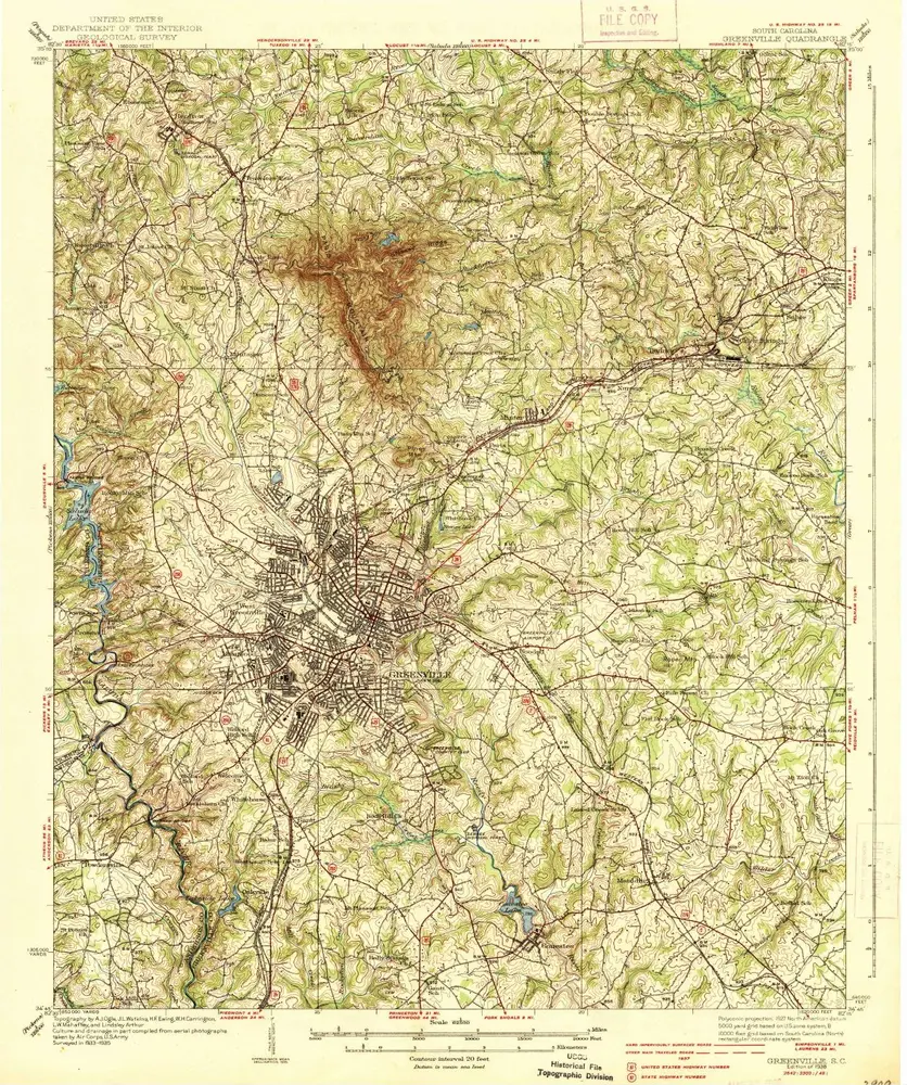 Aperçu de l'ancienne carte