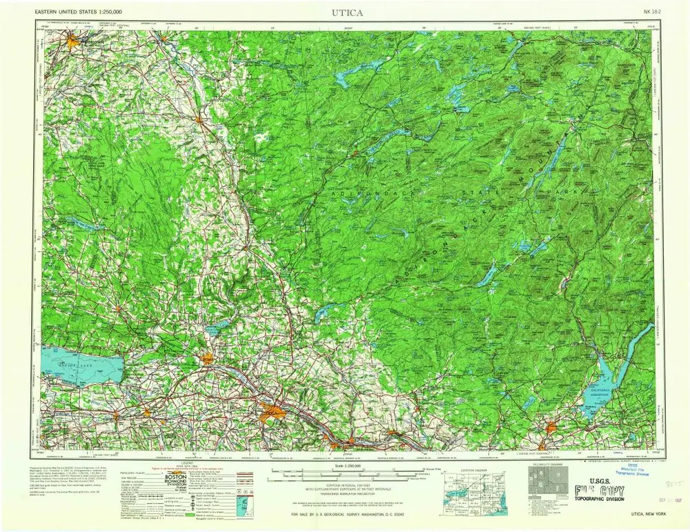 Aperçu de l'ancienne carte