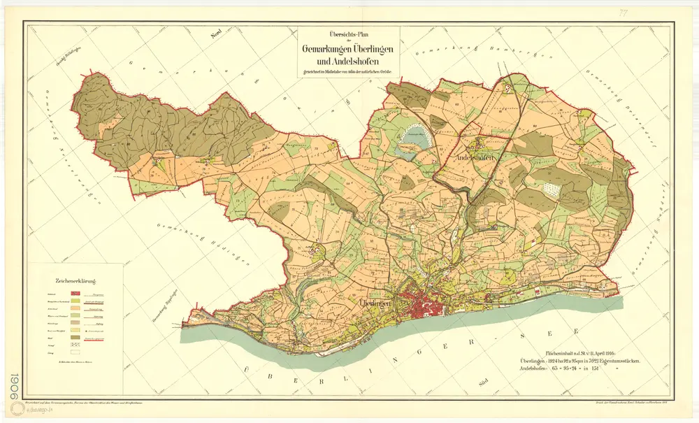 Voorbeeld van de oude kaart