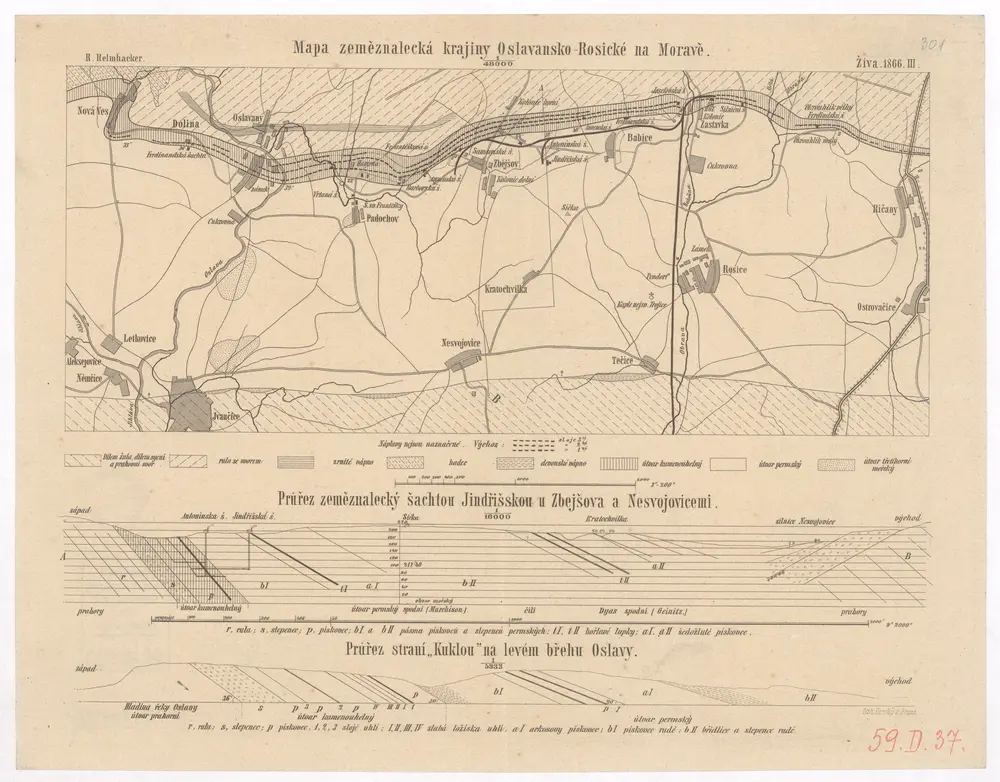 Voorbeeld van de oude kaart