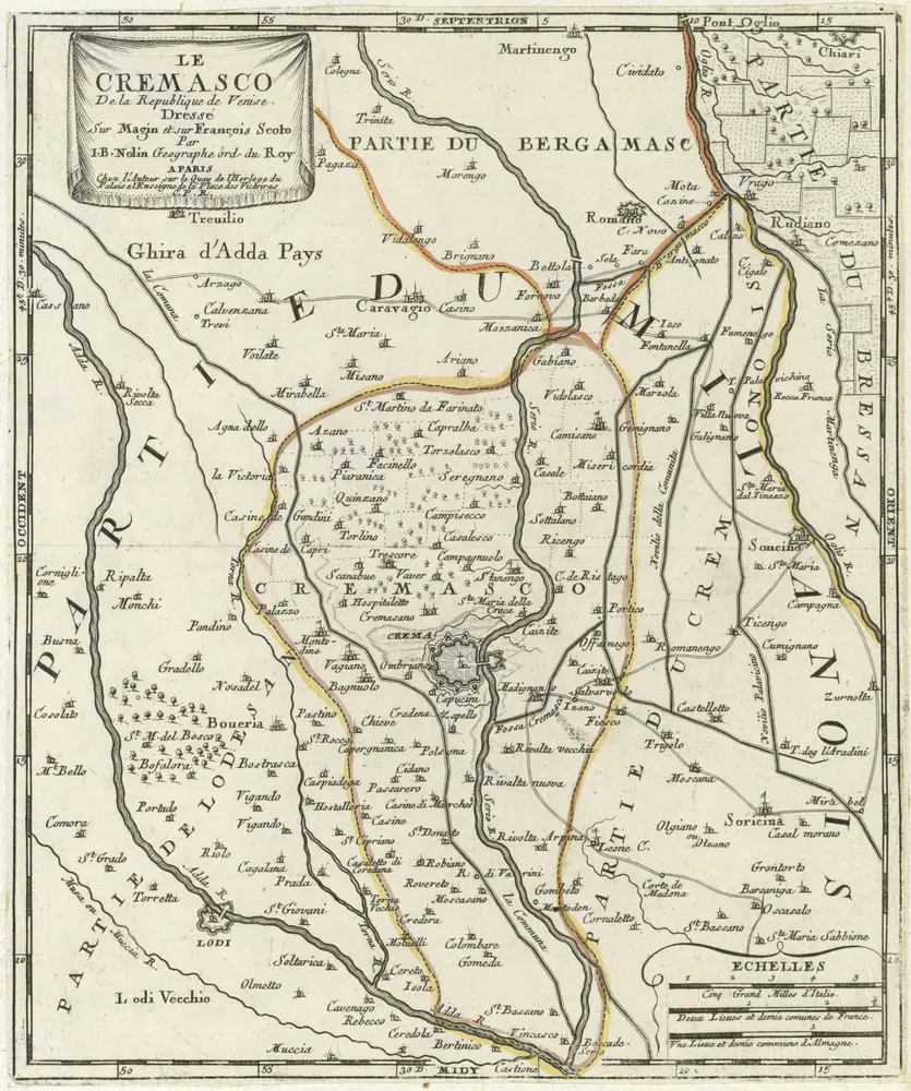 Aperçu de l'ancienne carte