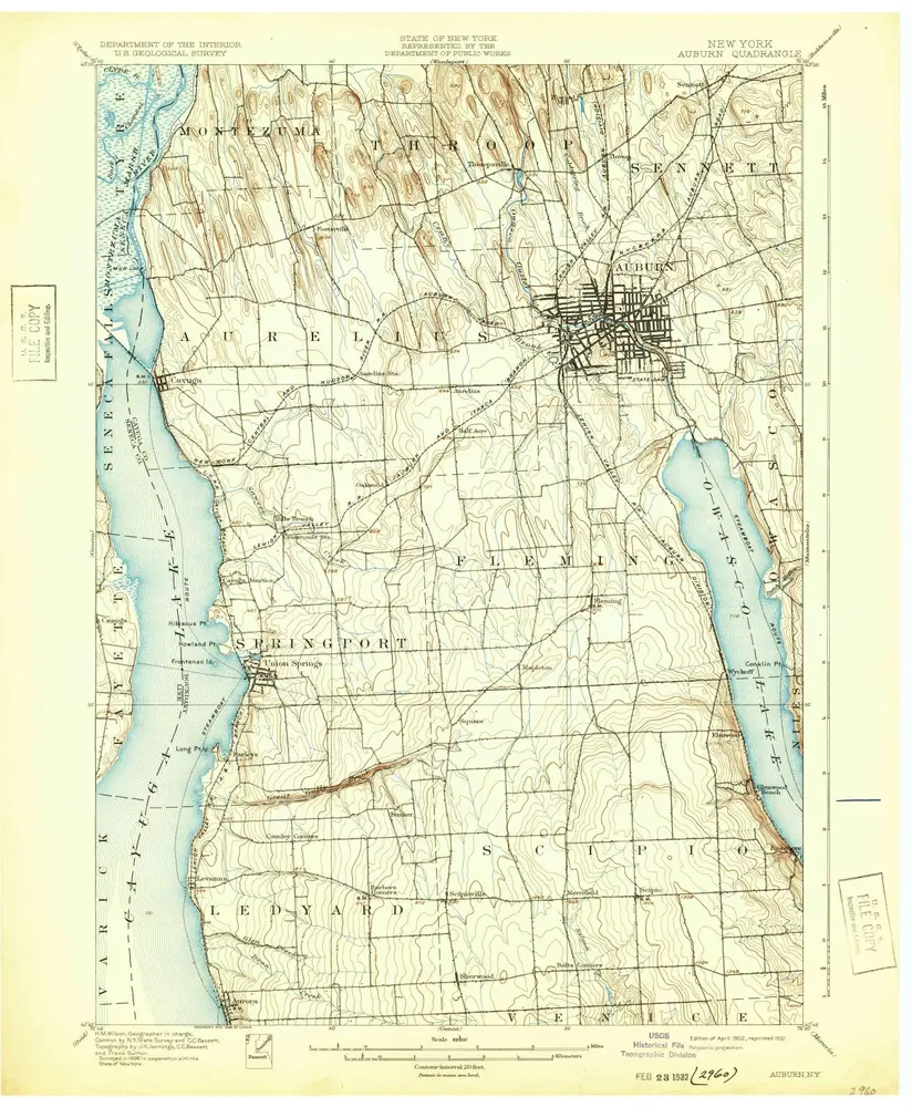 Voorbeeld van de oude kaart