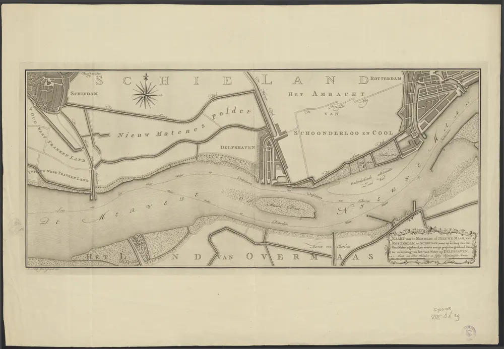 Voorbeeld van de oude kaart