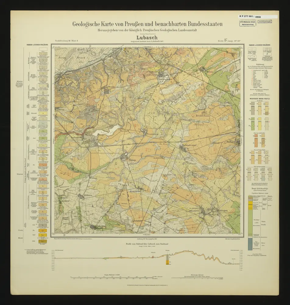 Voorbeeld van de oude kaart