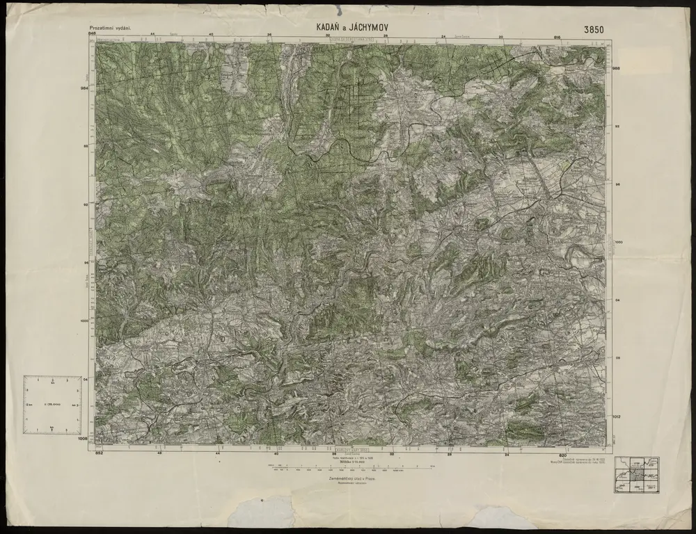 Voorbeeld van de oude kaart