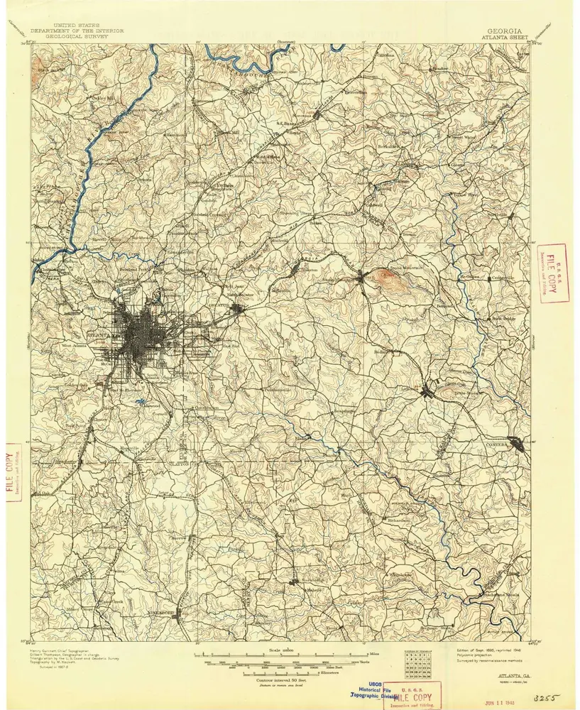 Aperçu de l'ancienne carte