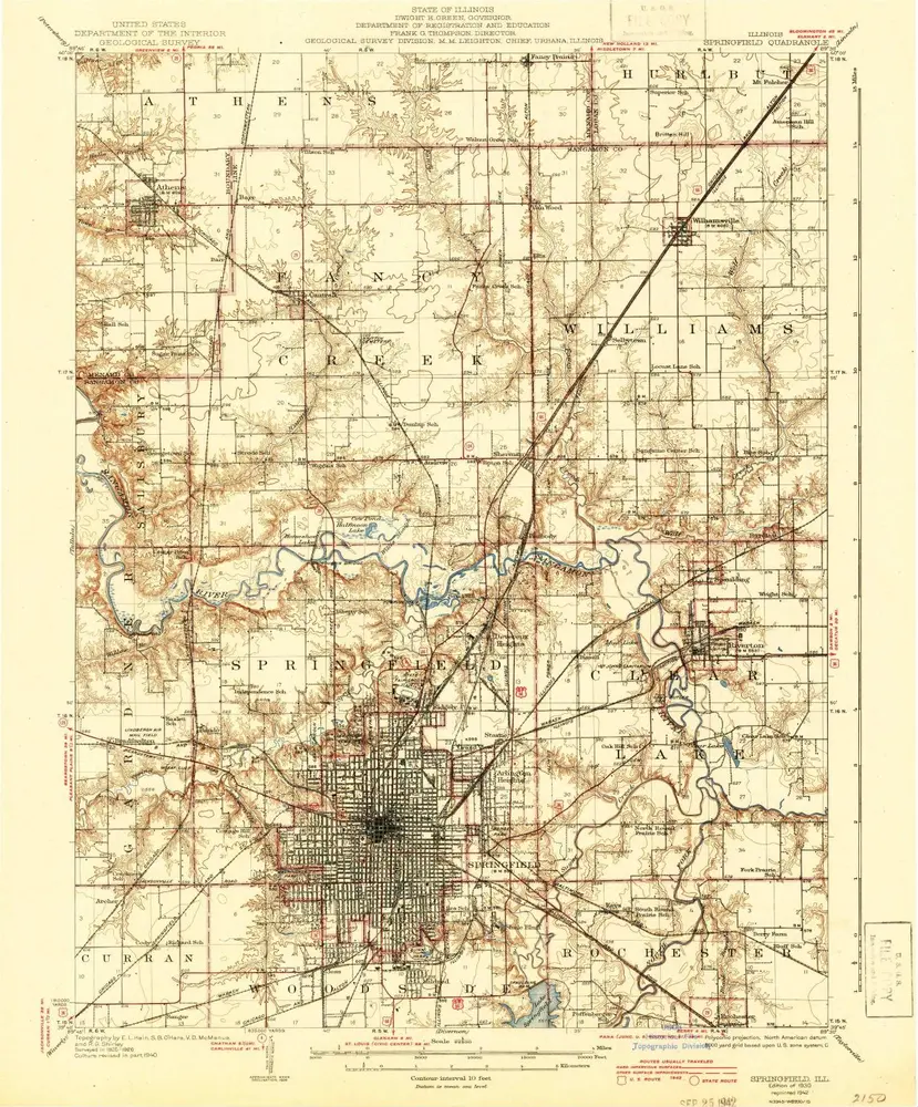 Voorbeeld van de oude kaart