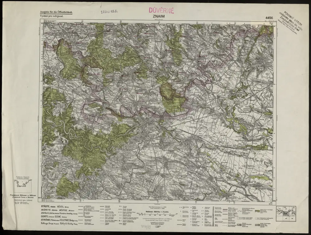 Voorbeeld van de oude kaart