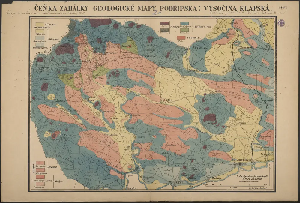 Voorbeeld van de oude kaart