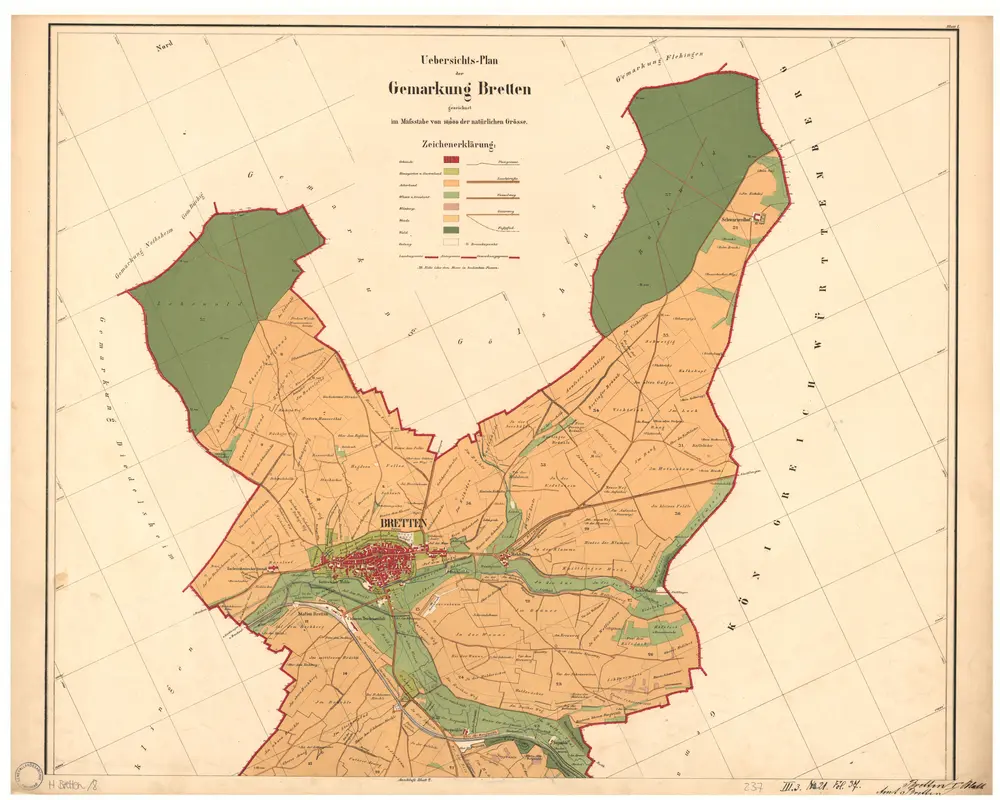 Aperçu de l'ancienne carte