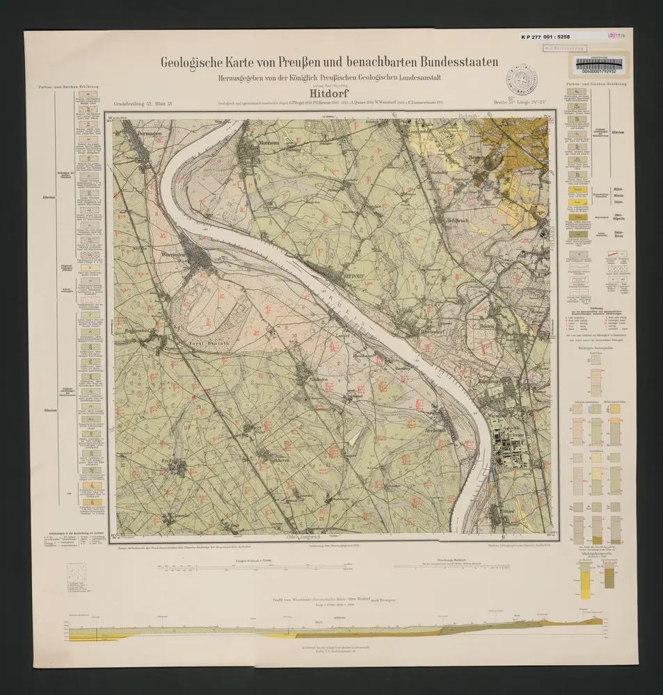 Voorbeeld van de oude kaart