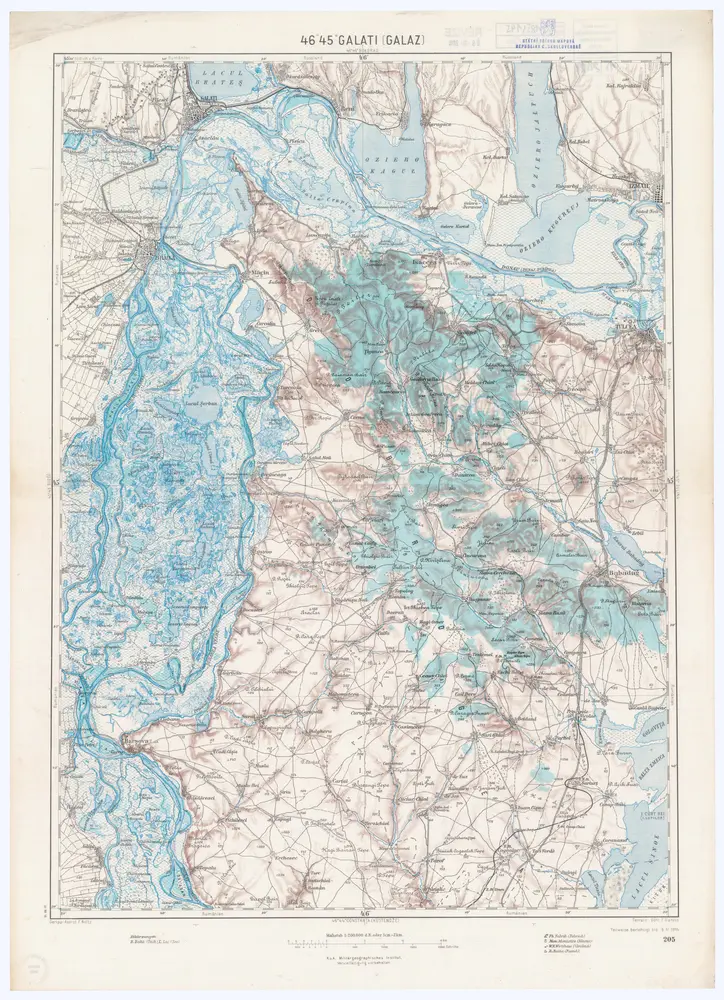 Voorbeeld van de oude kaart