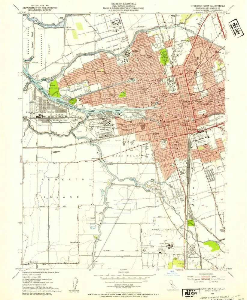 Voorbeeld van de oude kaart