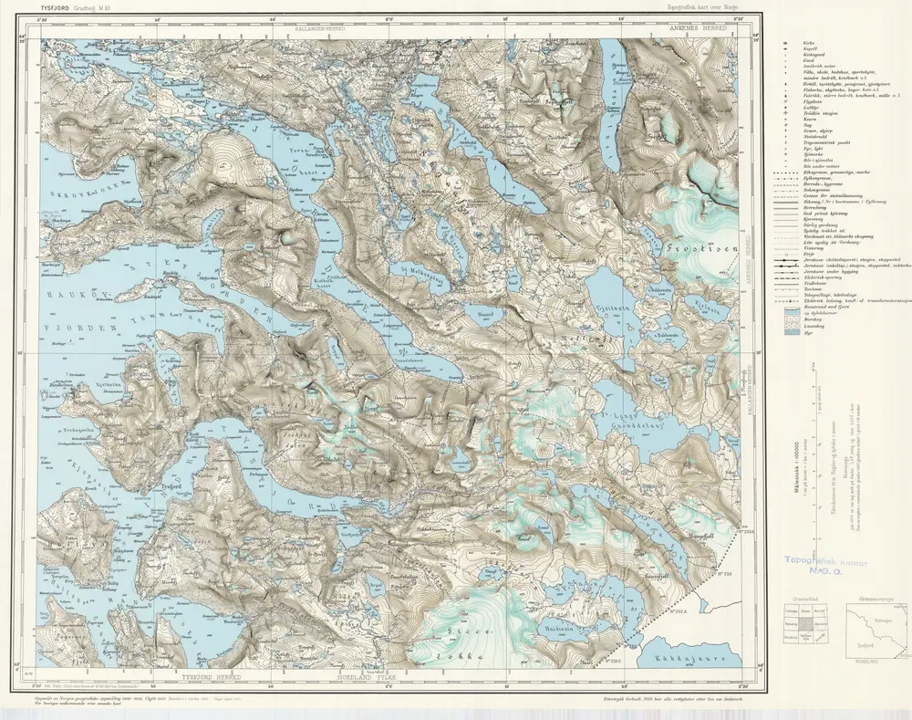 Voorbeeld van de oude kaart