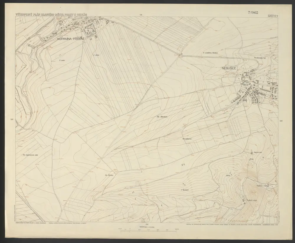 Voorbeeld van de oude kaart