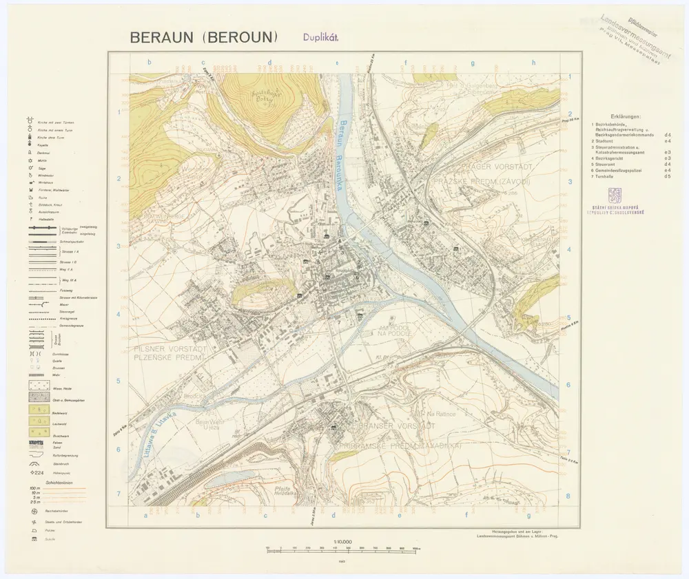 Voorbeeld van de oude kaart