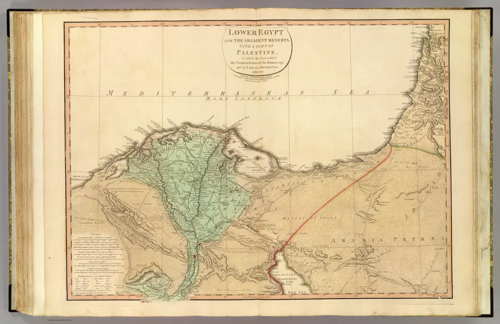 Voorbeeld van de oude kaart