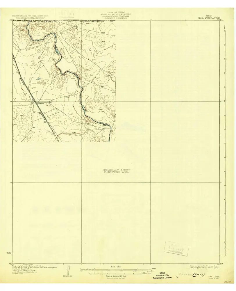 Voorbeeld van de oude kaart