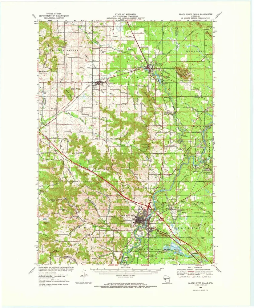 Voorbeeld van de oude kaart