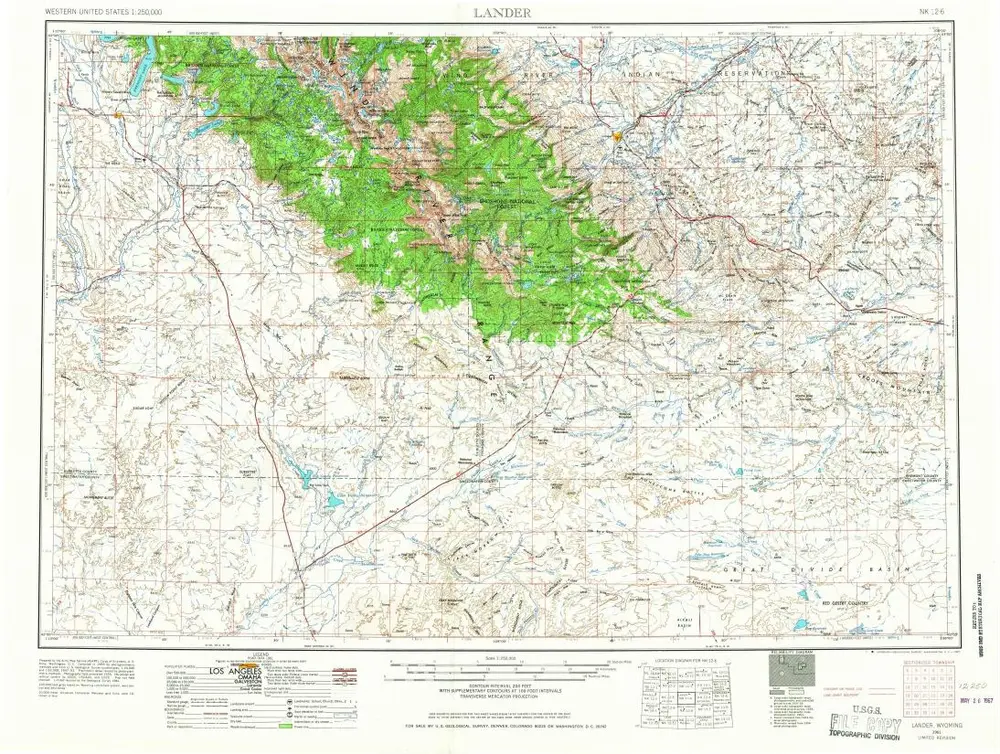 Voorbeeld van de oude kaart