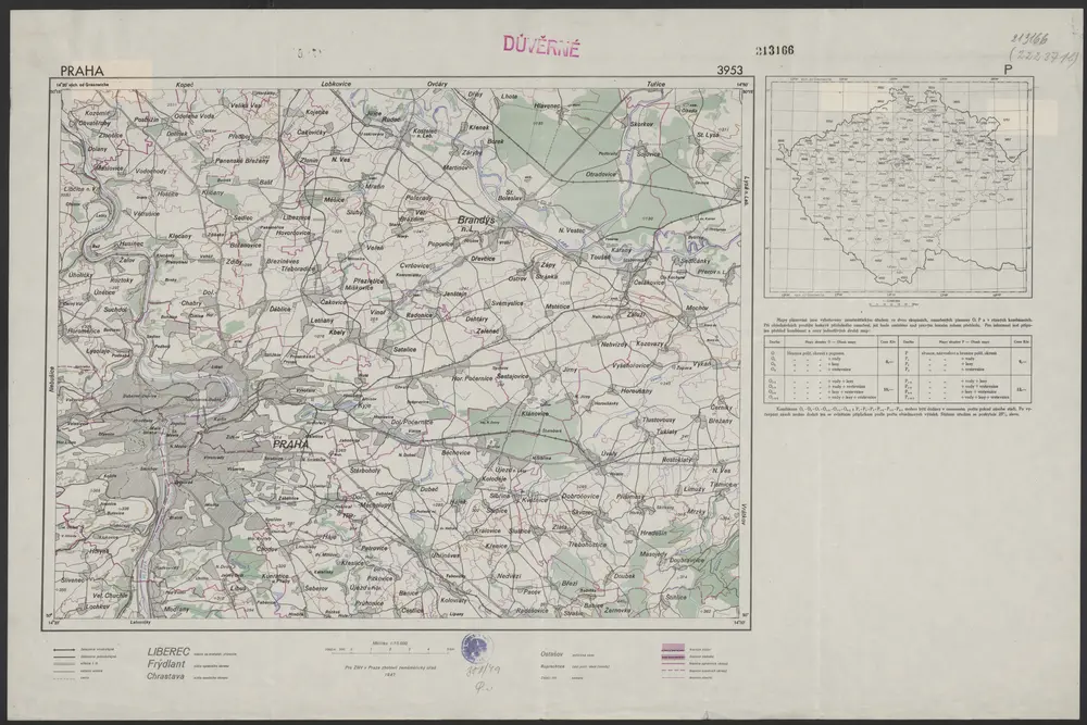 Voorbeeld van de oude kaart