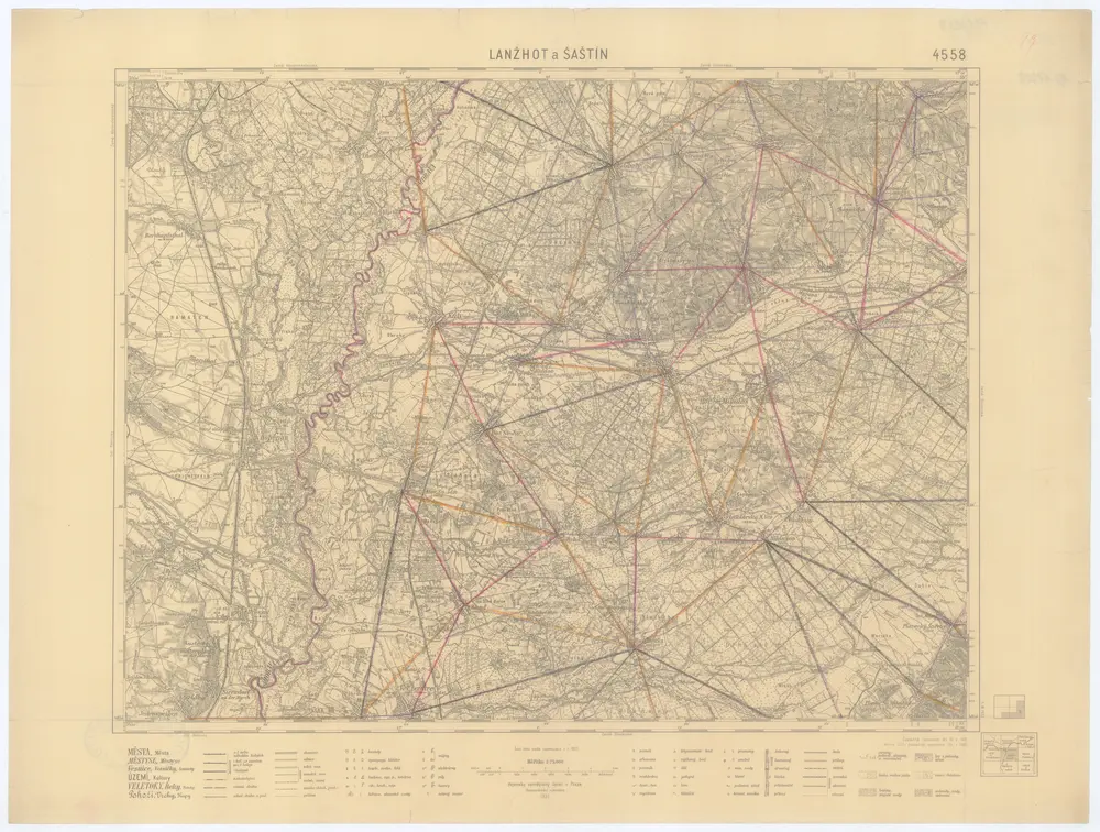 Voorbeeld van de oude kaart