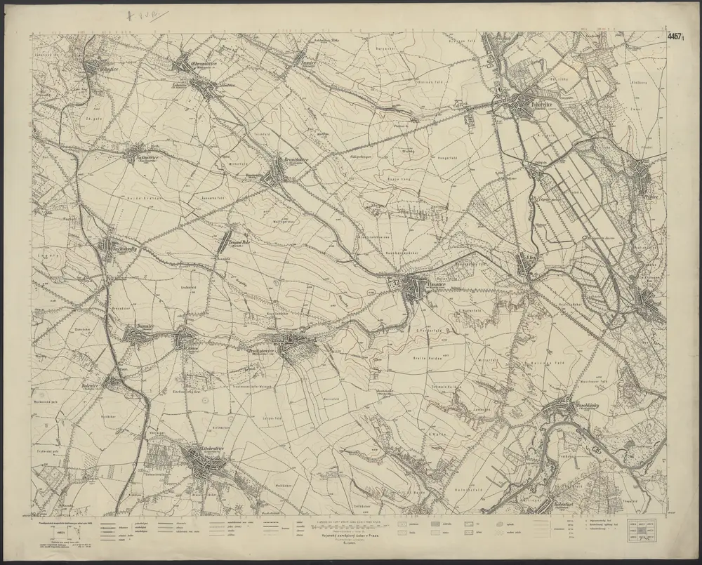 Voorbeeld van de oude kaart