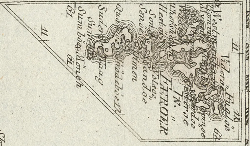 Voorbeeld van de oude kaart