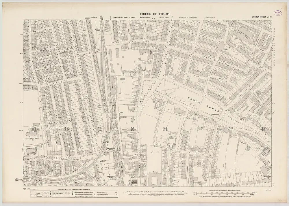 Voorbeeld van de oude kaart