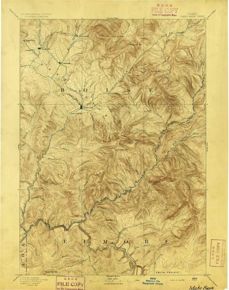 Aperçu de l'ancienne carte