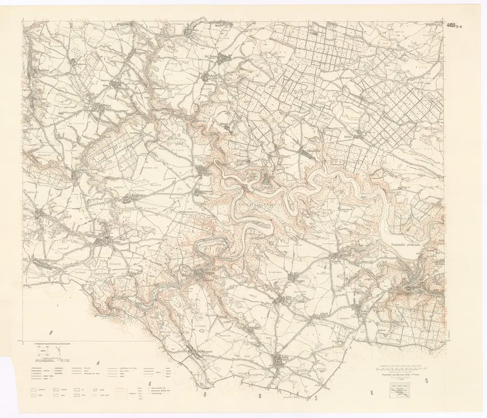 Voorbeeld van de oude kaart