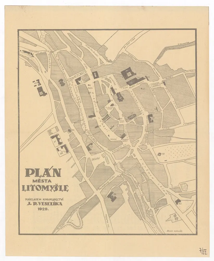 Voorbeeld van de oude kaart