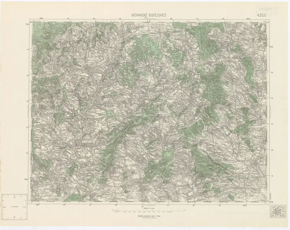 Voorbeeld van de oude kaart